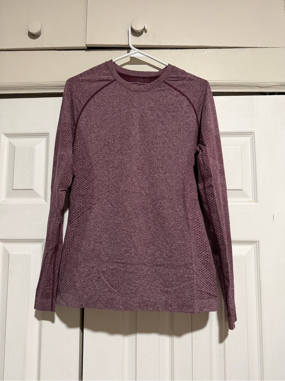 Figs Salta Seamless Long-Sleeve Underscrub - Plum Heather